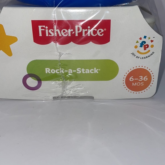 NEW 2012 Fisher Price Rock-A-Stack Stackable Plastic Rings - Picture 3 of 4